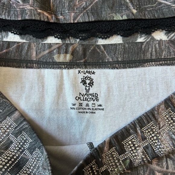 Named Collective Camo Rhinestone Bullet Short Set - Picture 4 of 5